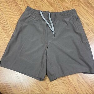 All in Motion Men's Tan Athletic Shorts